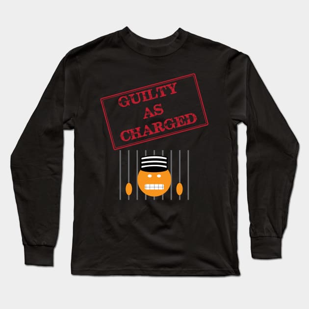 Guilty as Charged Long Sleeve T-Shirt by SnarkSharks